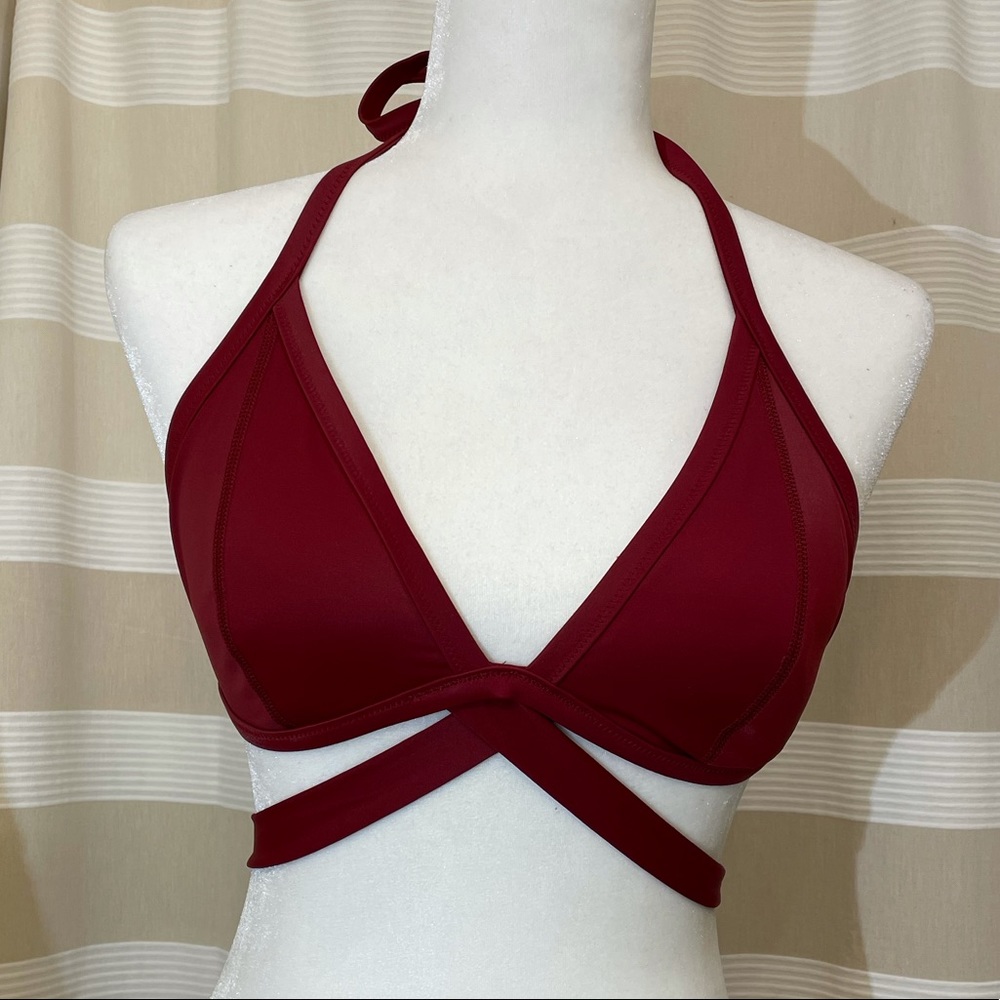 Victoria’s Secret Red Criss Cross Bathing Suit
